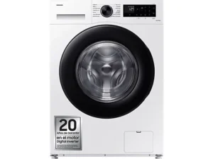 Lavatrice a carica frontale - Samsung WW80CGC04DAEEC, 8 kg, 1400 rpm, EcoBubble™, Funzione WiFi con SmartThings, Bianco