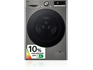 Lavatrice a carica frontale - LG F4WR7009AGS, Serie 700, 9 kg, 1400 rpm, 14 Programmi, AI Direct Drive™, TurboWash™360˚, Inox