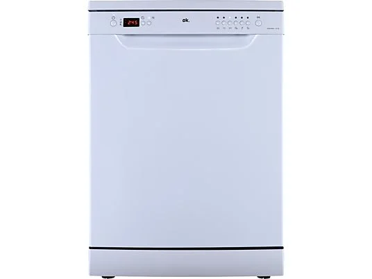 Lavastoviglie - ok. ODW 6041-1 E FS, 6 Programmi, 60 cm Larghezza, 12 Coperti, A libera installazione, Bianco