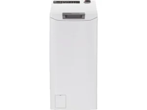 Lavatrice a carica dall'alto - Hoover THOS2856TM4-S, 8.5 kg, 1200 rpm, +60 Programmi, Funzione Vapore Steam Care PRO, Connettività WiFi e Bluetooth, Bianco