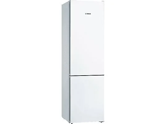 Frigorifero combinato - Bosch KGN39VWDA, No Frost, 203 cm, 366 l, Ripiani estraibili in vetro, Bianco
