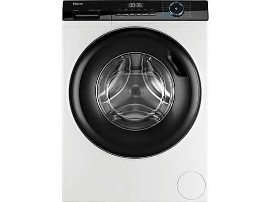 Lavatrice a carica frontale - Haier I-Pro Series 3 HW90-BP14939-S, 9kg, 1400rpm, Motore Inverter, Vapore, Antibatterica, Bianca