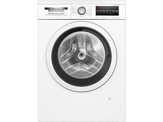 Lavatrice a carica frontale - Bosch WUU28T63ES, 8 kg, 1.400 giri/min, 15 programmi, Motore EcoSilence, ActiveWater, Bianco