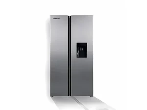 Frigorifero americano (side-by-side) - HONEST H760DXVIN, Doppia porta, 505 L, Dispenser dell'acqua, Altezza 178 cm, Argento