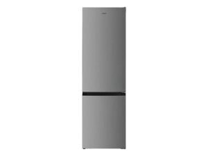 Frigorifero combinato - Candy CCH1S518EX, Ciclico, 180 cm, 262 l, Maniglia integrata, Porta reversibile, Inox